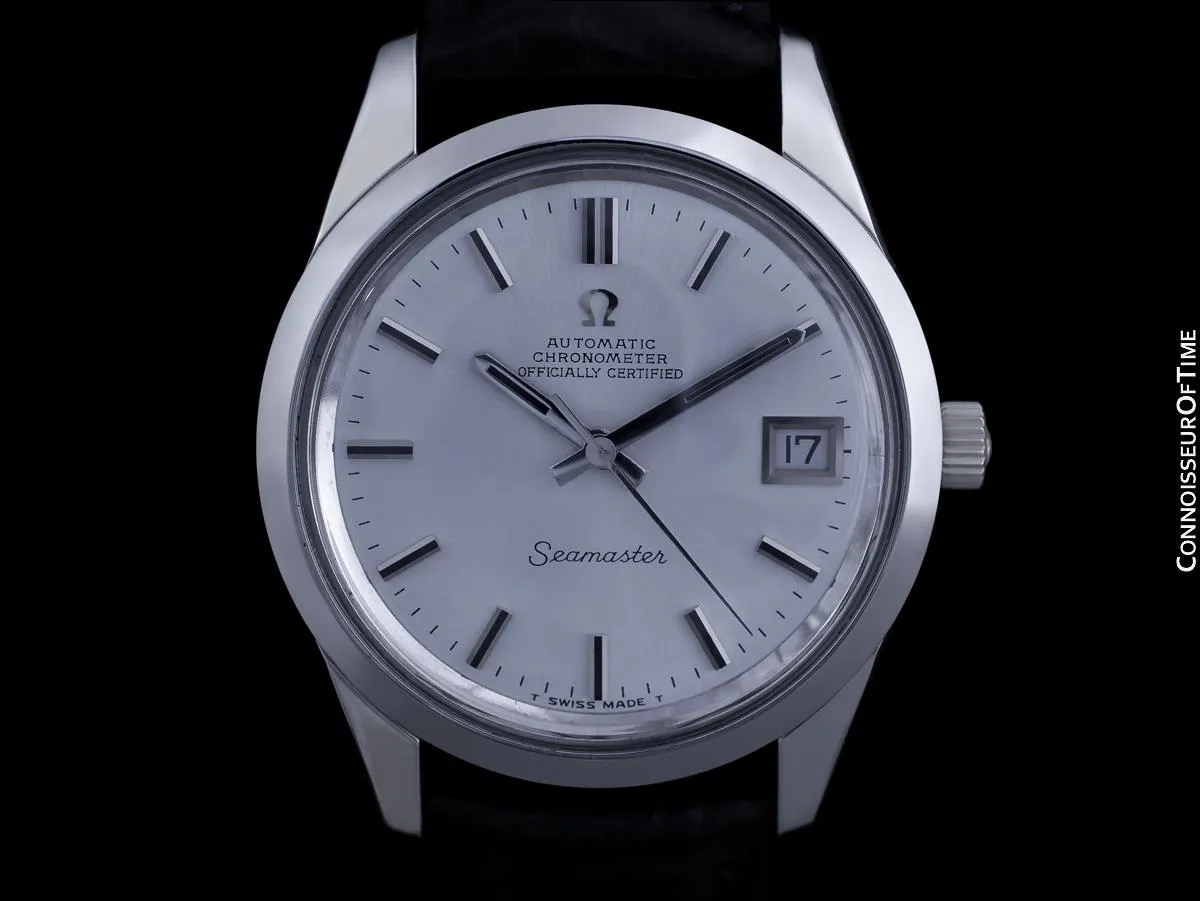 1971 Omega Seamaster Chronometer Vintage Mens Cal. 1011 Watch - Stainless Steel