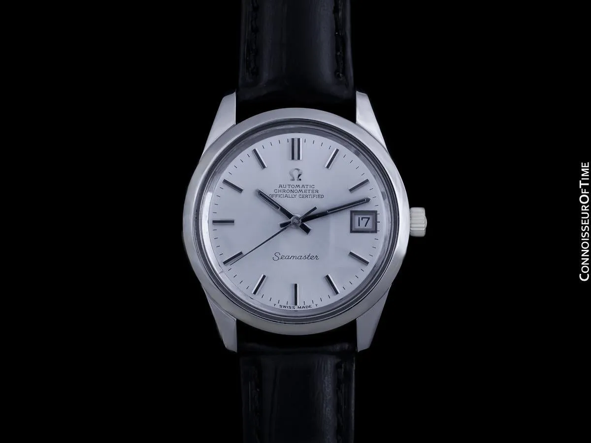 1971 Omega Seamaster Chronometer Vintage Mens Cal. 1011 Watch - Stainless Steel
