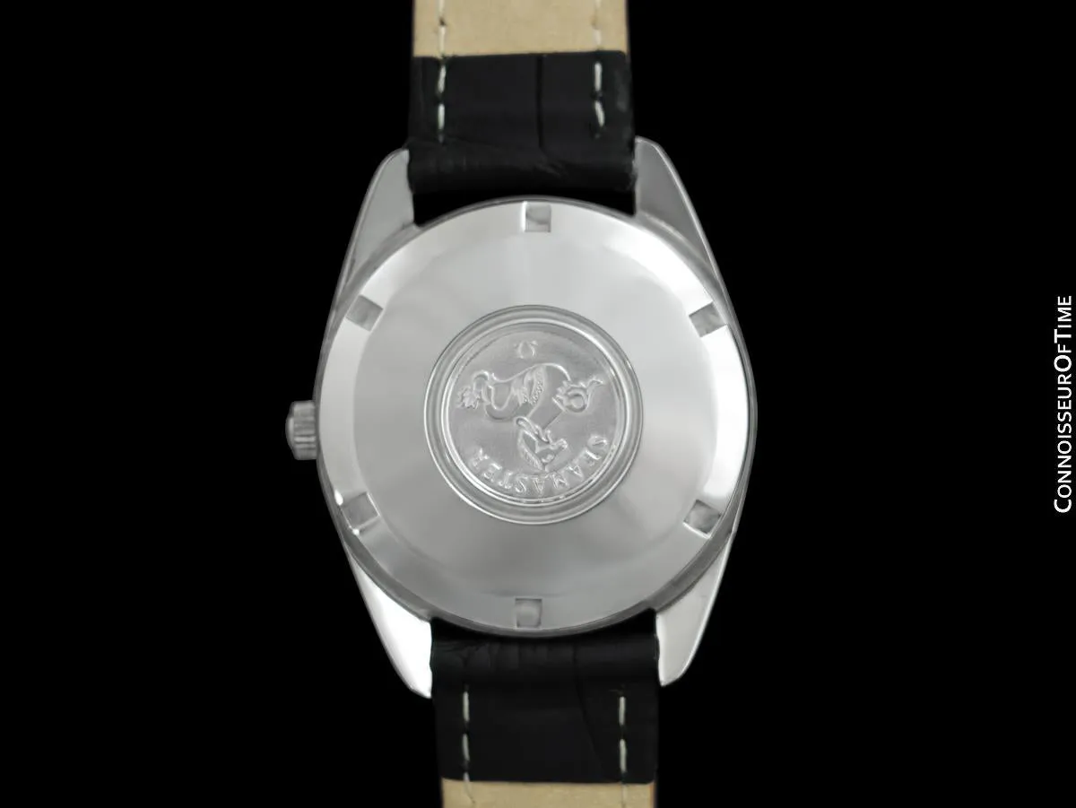1971 Omega Seamaster Mens Vintage Watch with Automatic Cal. 565 Movement and Royal Blue Dial - Stainless Steel