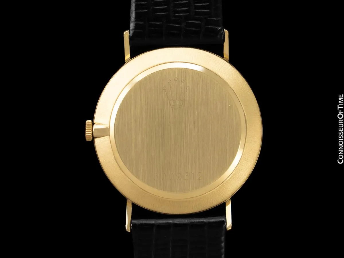 1972 Rolex Cellini Vintage Mens Handwound Ref. 3833 Watch - 18K Gold