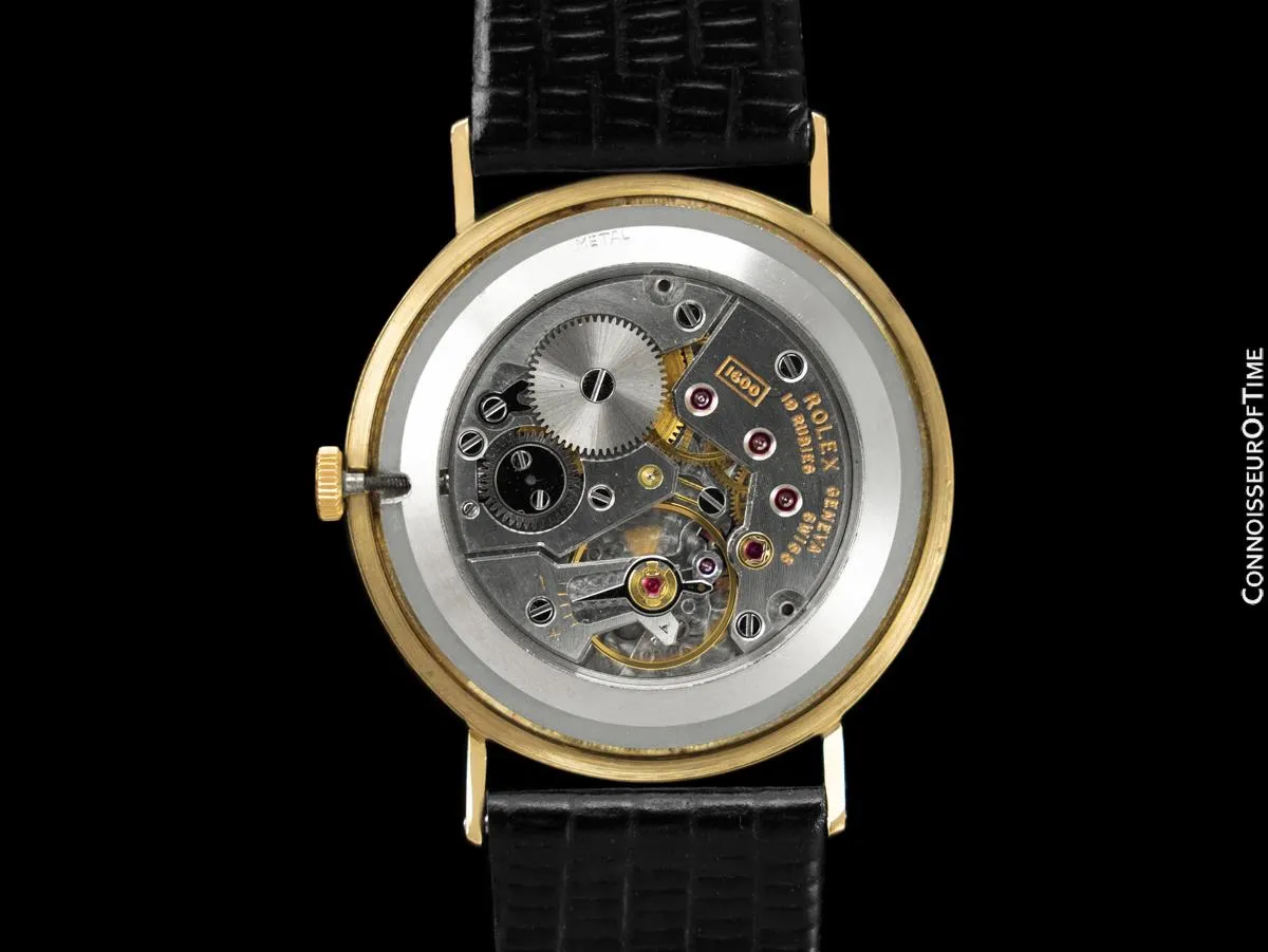 1972 Rolex Cellini Vintage Mens Handwound Ref. 3833 Watch - 18K Gold