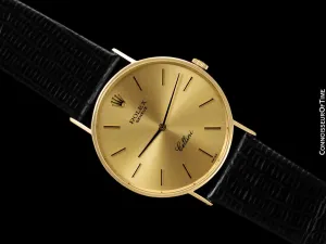 1972 Rolex Cellini Vintage Mens Handwound Ref. 3833 Watch - 18K Gold