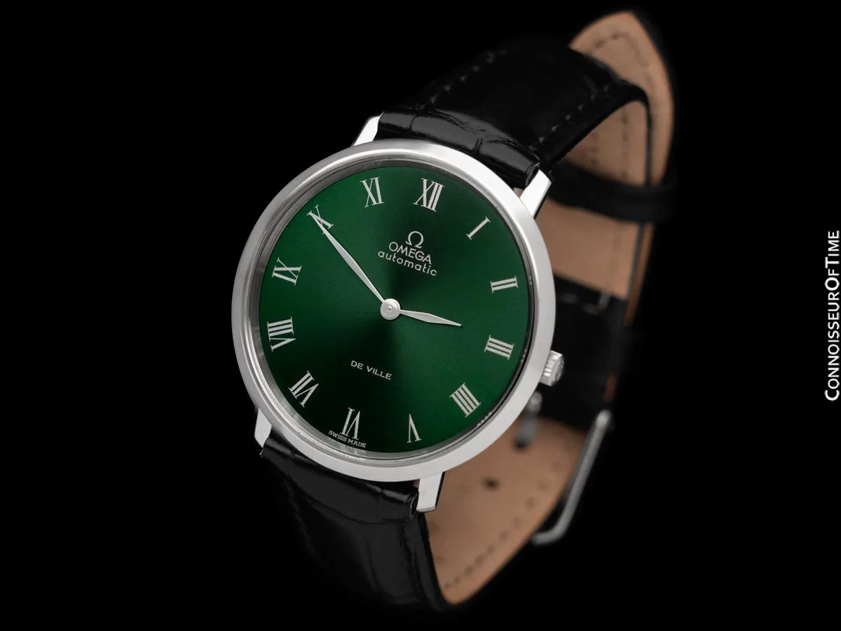 1973 Omega Vintage De Ville Mens Full Size Automatic Watch - Stainless Steel