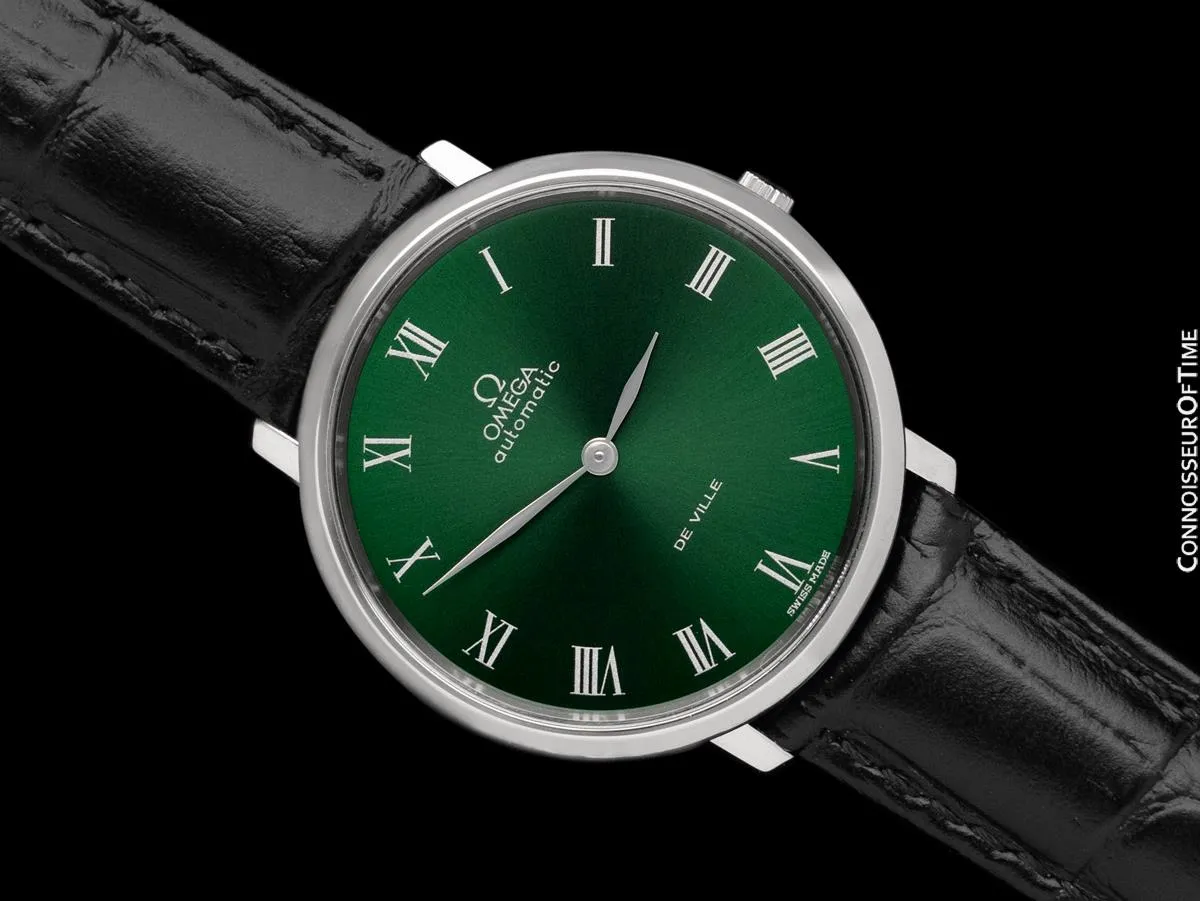 1973 Omega Vintage De Ville Mens Full Size Automatic Watch - Stainless Steel