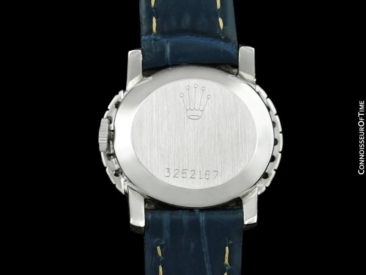 1973 Rolex Ladies Vintage Dress Bracelet Watch - Stainless Steel & Diamonds
