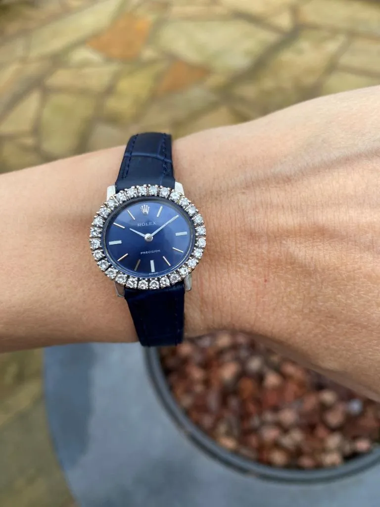 1973 Rolex Ladies Vintage Dress Bracelet Watch - Stainless Steel & Diamonds