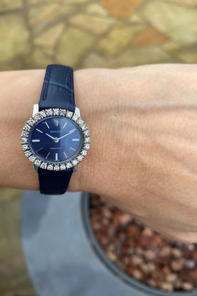 1973 Rolex Ladies Vintage Dress Bracelet Watch - Stainless Steel & Diamonds