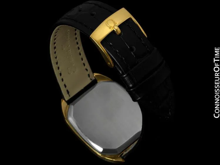 1974 Omega Constellation Chronometer Vintage Mens Watch - 18K Gold Plated & Stainless Steel