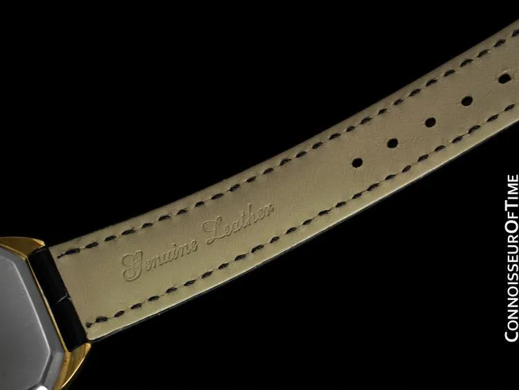 1974 Omega Constellation Chronometer Vintage Mens Watch - 18K Gold Plated & Stainless Steel