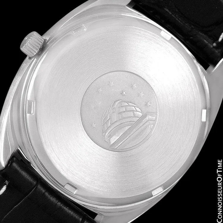 1974 Omega Constellation "C" Chronometer Vintage Mens Calendar Date Watch - Stainless Steel