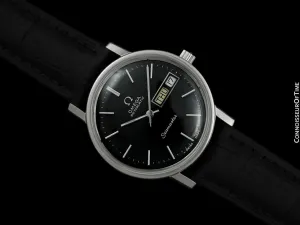1976 Omega Seamaster Mens Watch, Automatic, Quick-Set Day & Date - Stainless Steel