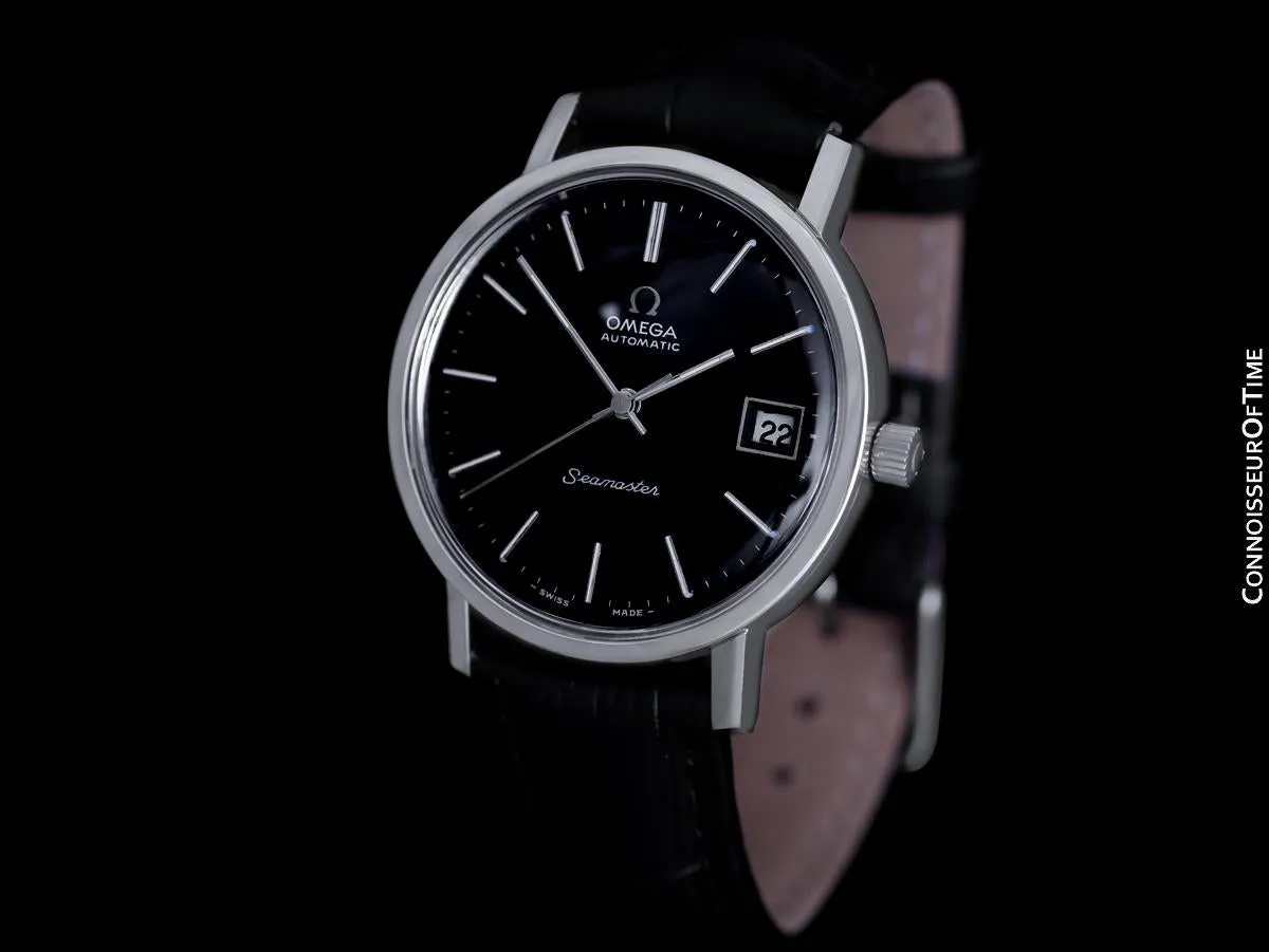 1979 Omega Vintage Seamaster Mens Watch, Automatic, Date - Stainless Steel