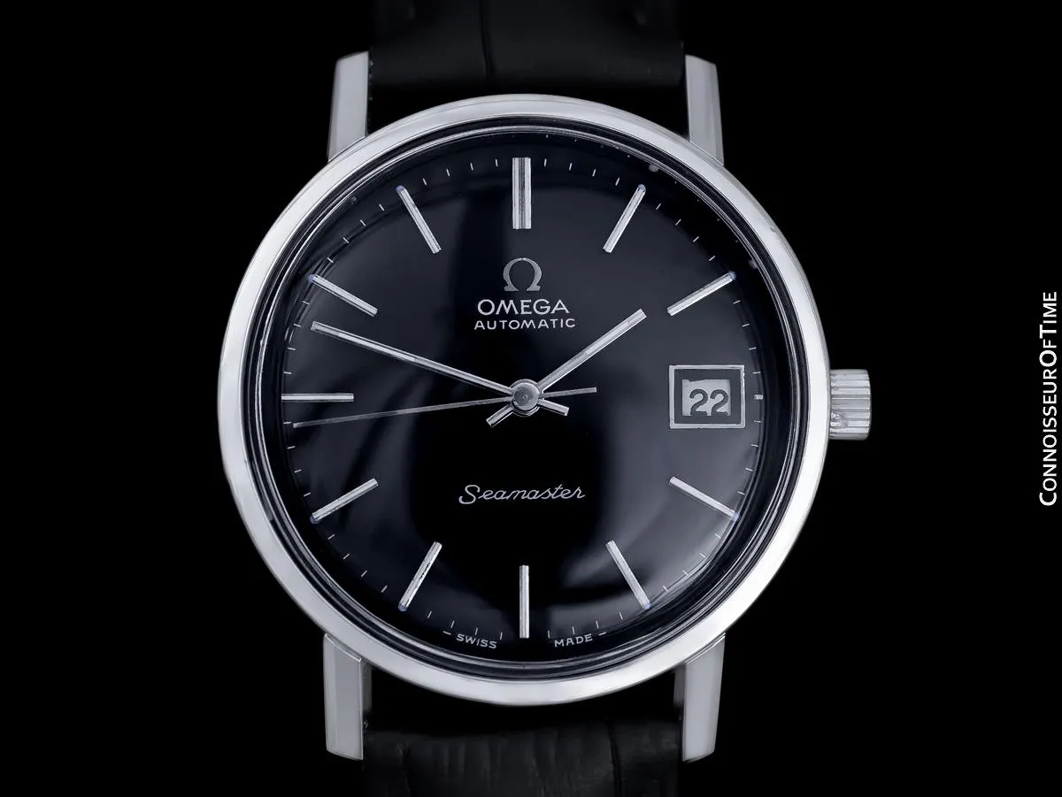 1979 Omega Vintage Seamaster Mens Watch, Automatic, Date - Stainless Steel
