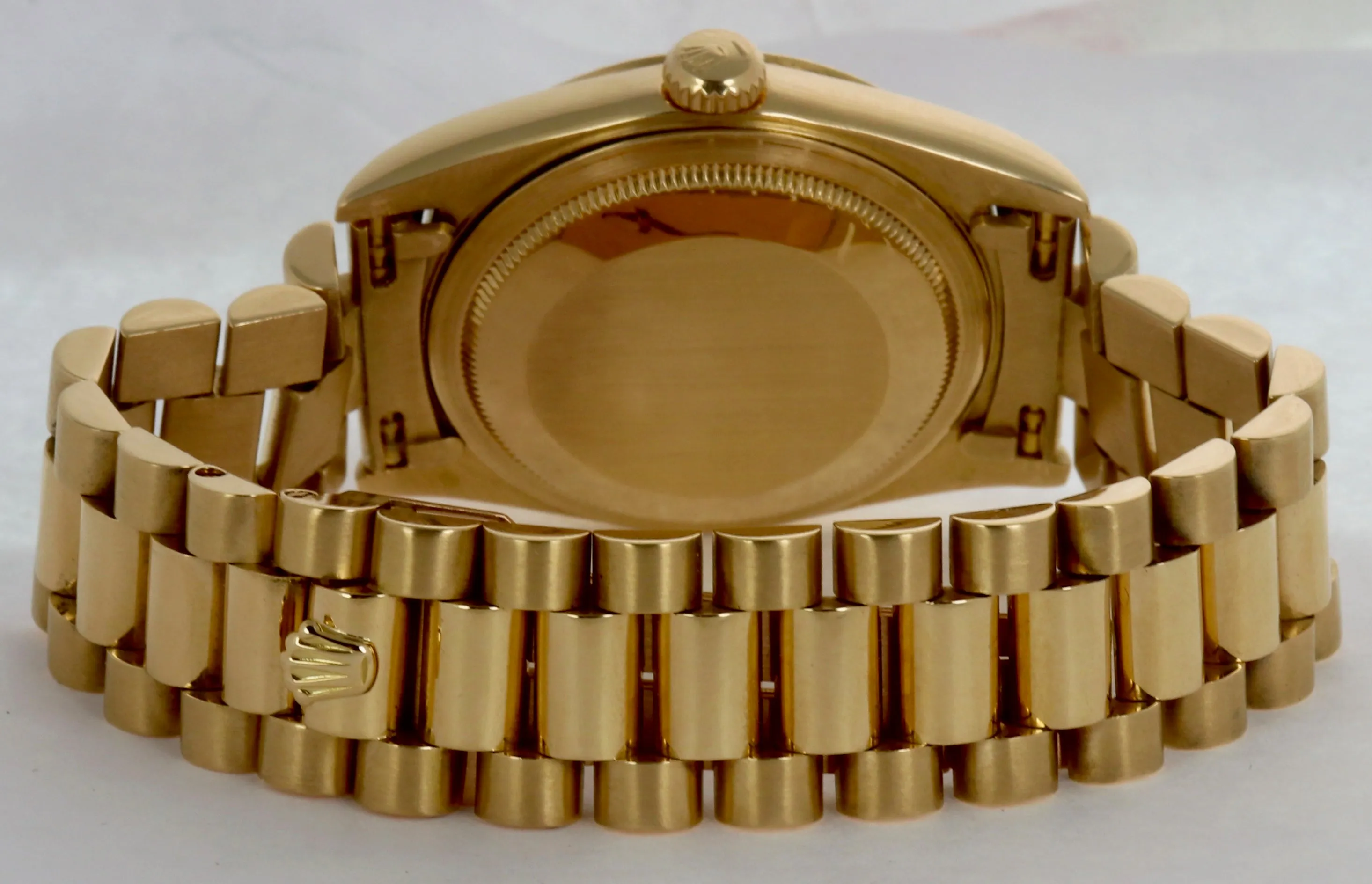 1988 Rolex Day-Date President 18238 36mm Double Quickset 18K Yellow Gold Watch