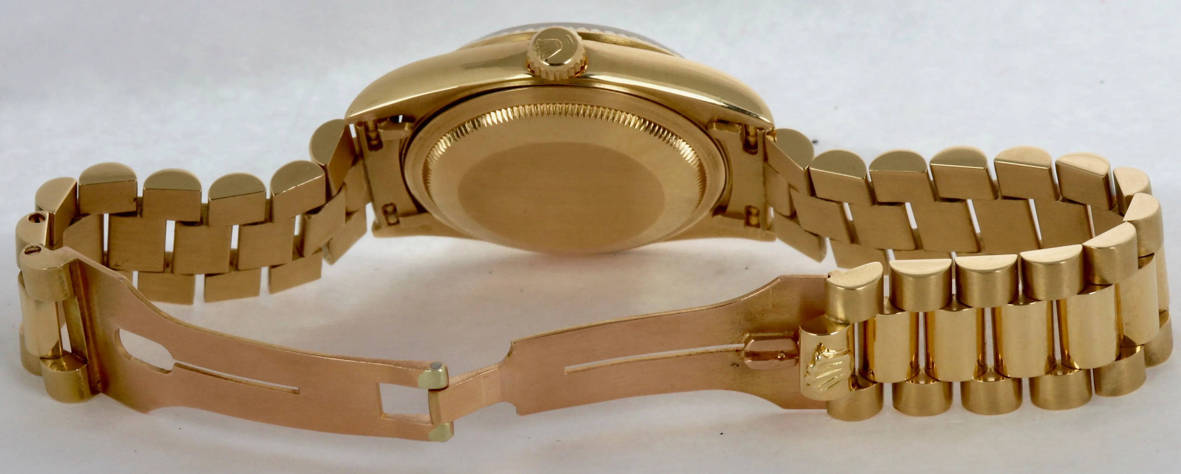 1988 Rolex Day-Date President 18238 36mm Double Quickset 18K Yellow Gold Watch