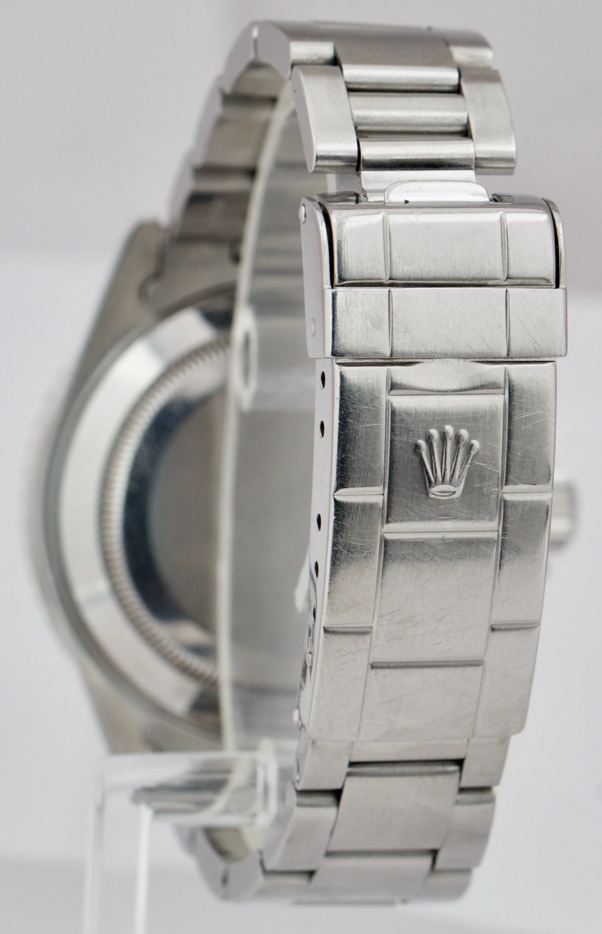 1996 Men's Rolex Submariner Date 40 mm Black Stainless Steel Dive Watch 16610