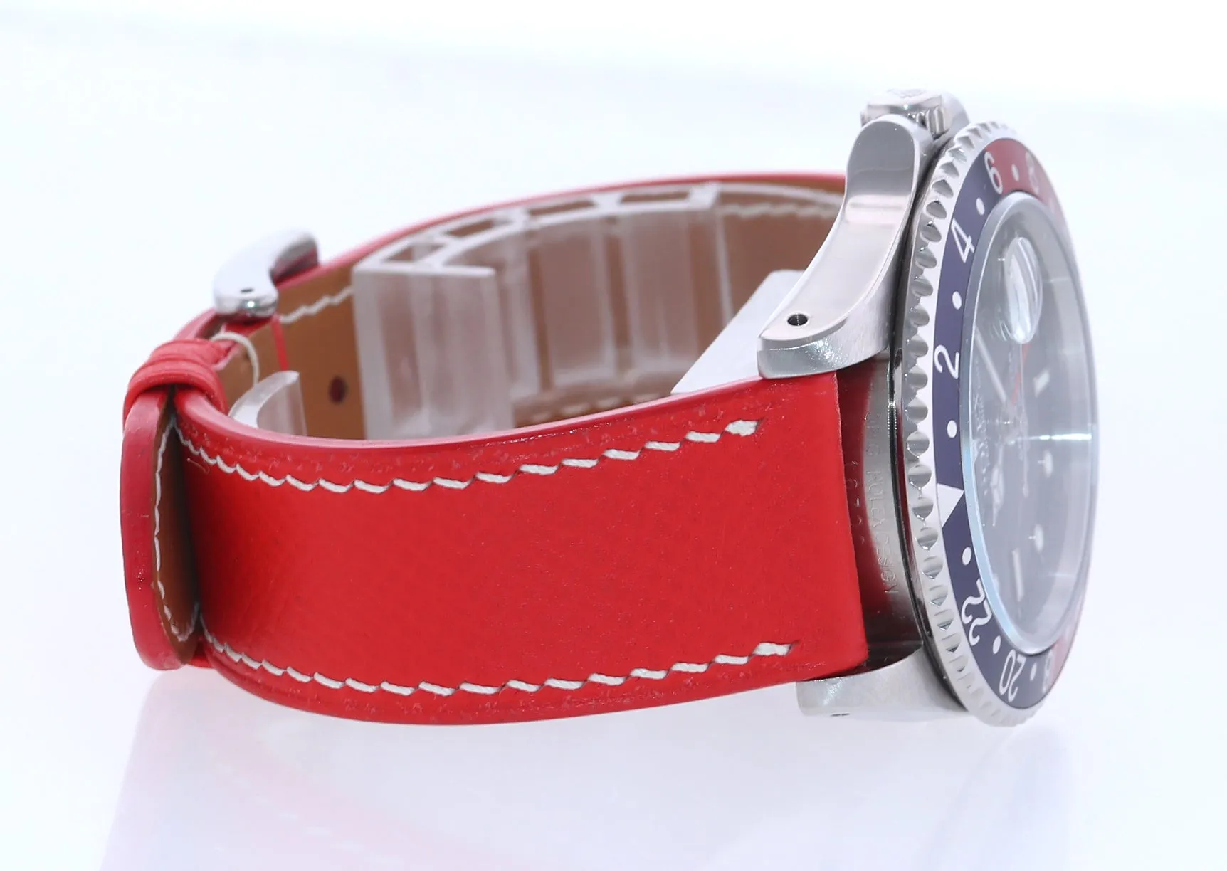 1999 Rolex GMT-Master Tritium Pepsi Blue Red Steel 16700 40mm Watch Box