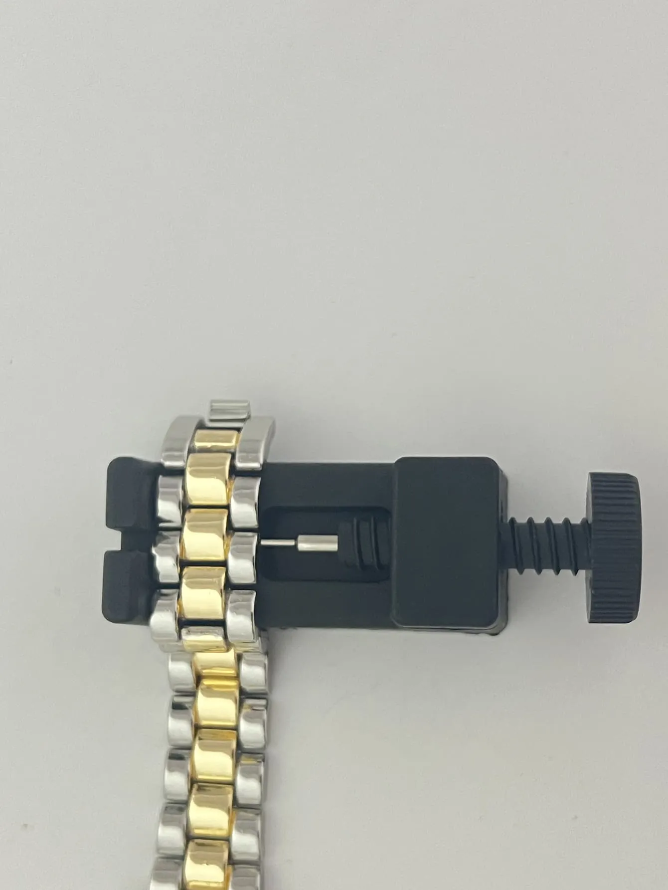 1pc Minimalist Quartz Watch & 4pcs Bracelet & 1pc Strap Link Removal Tool - Gold