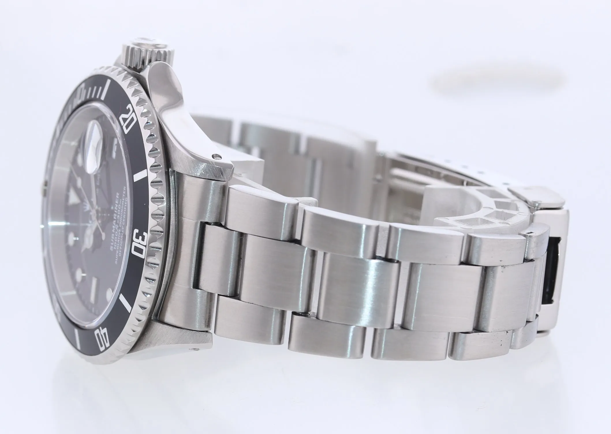 2000 Rolex Submariner Date 16610 Steel Black Dial 40mm Oyster Dive Watch Box