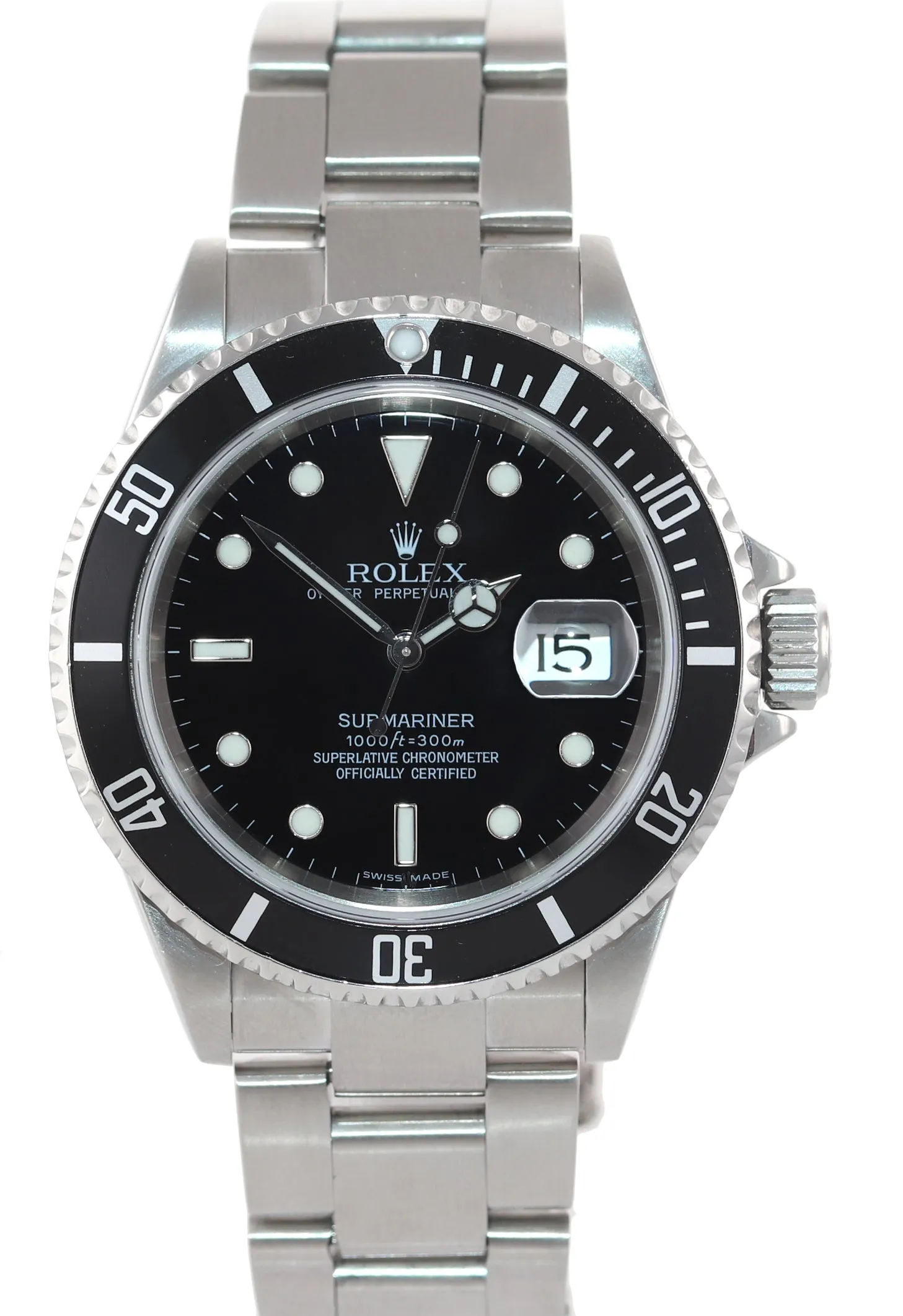 2007 MINT PAPERS MINT Rolex Submariner Date 16610 Steel 40mm Watch Box