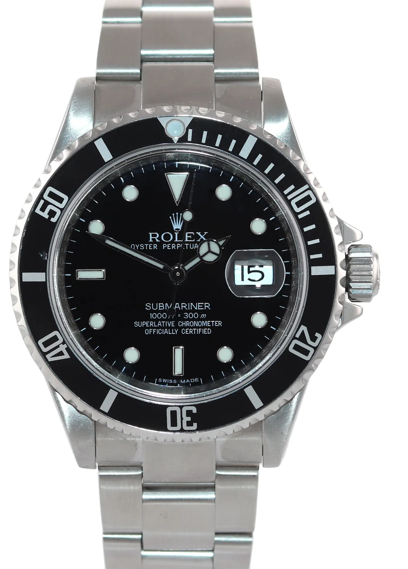 2010 ENGRAVED REHAUT Rolex Submariner Date 16610 Steel 40mm Watch Box