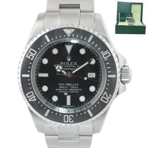 2010 PAPERS Rolex Sea-Dweller DEEPSEA 116660 Steel 44mm Black Ceramic Dive Watch