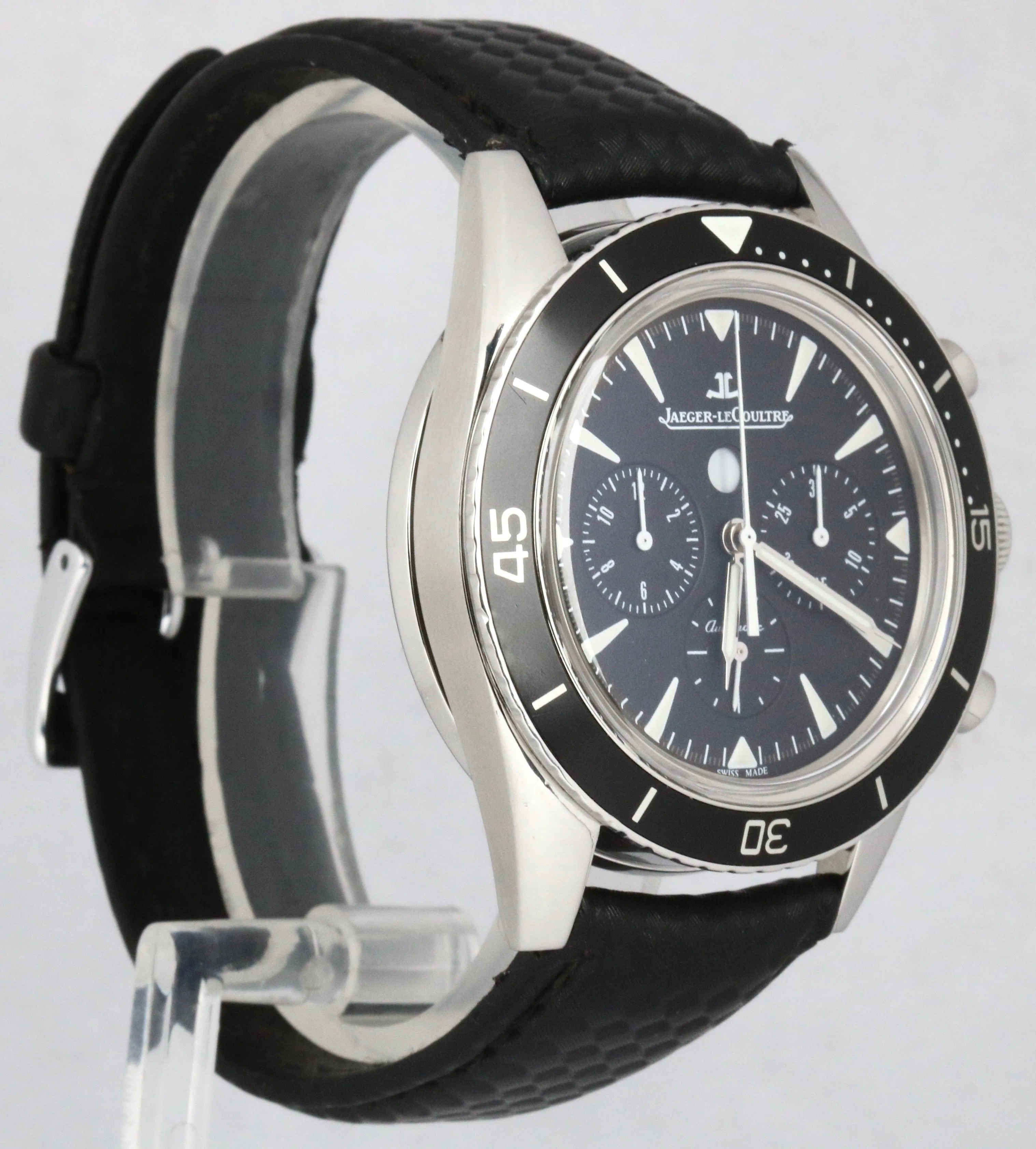 2016 Jaeger LeCoultre Deep Sea Chronograph Ceramic 135.8.C8 40mm Stainless Watch