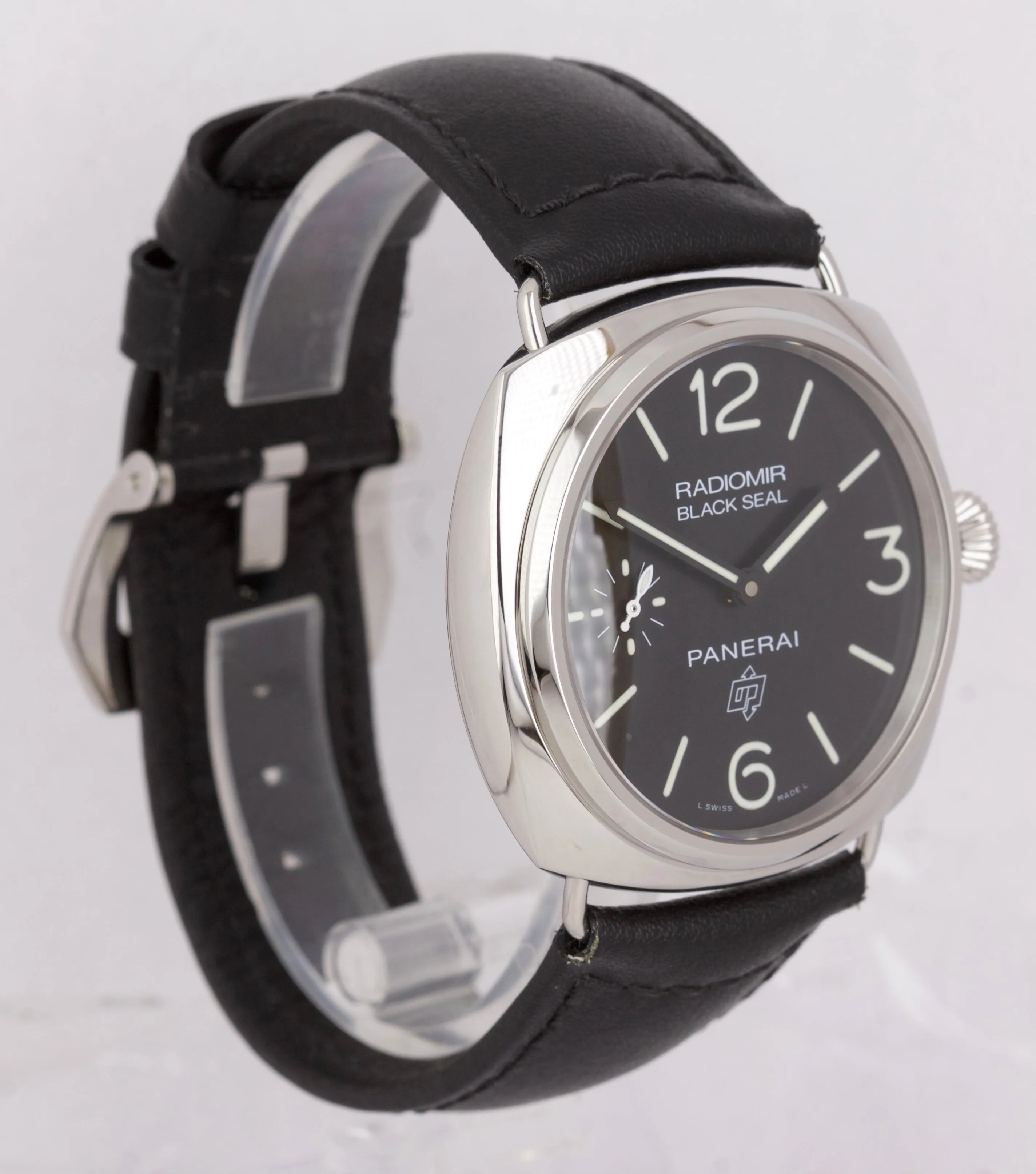 2016 MINT Panerai Radiomir Black Seal Logo PAM 380 Manual 45mm Watch PAM00380