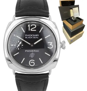 2016 MINT Panerai Radiomir Black Seal Logo PAM 380 Manual 45mm Watch PAM00380