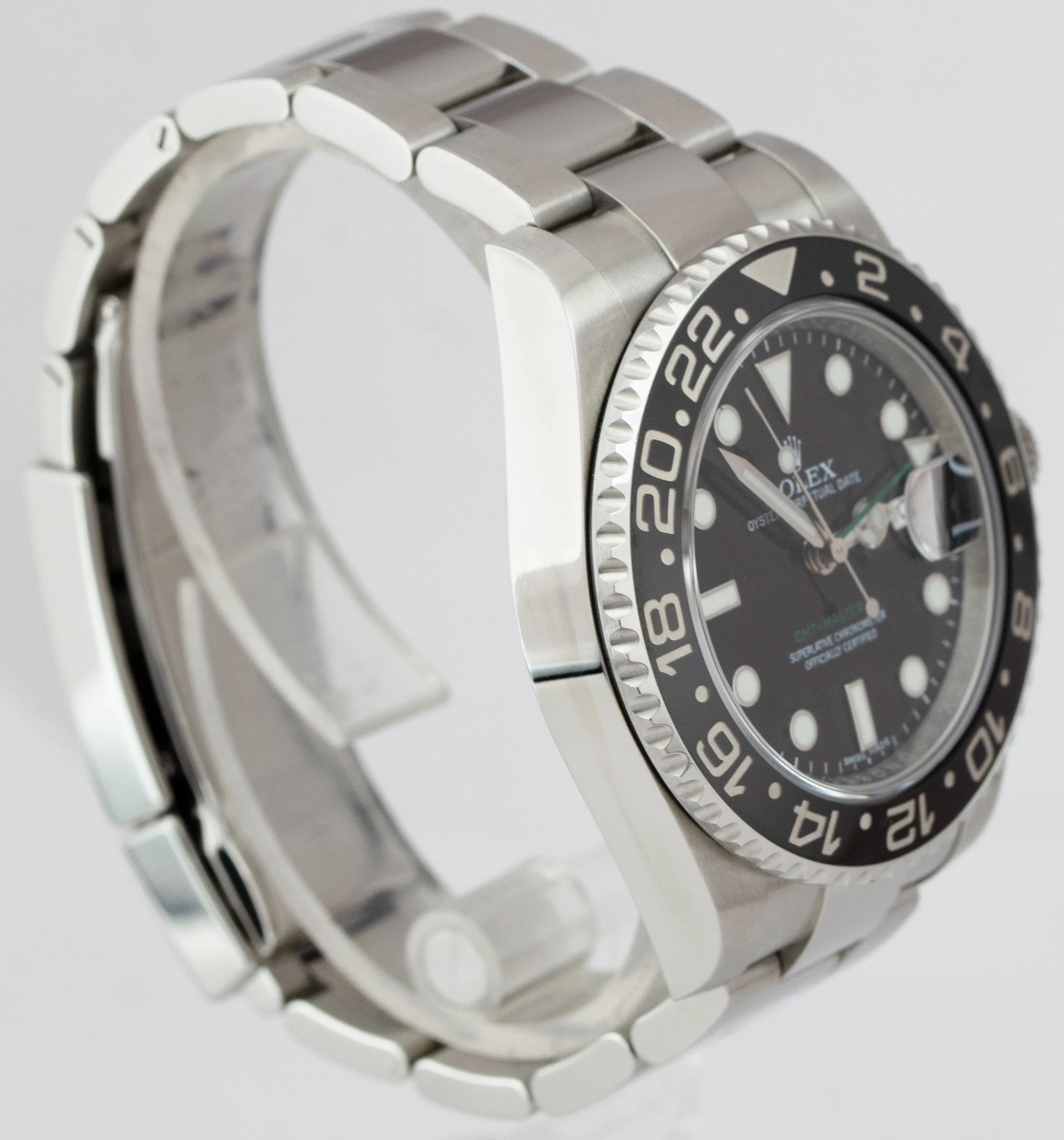 2016 Rolex GMT-Master II Black 40mm Ceramic Stainless Steel Watch 116710 B P