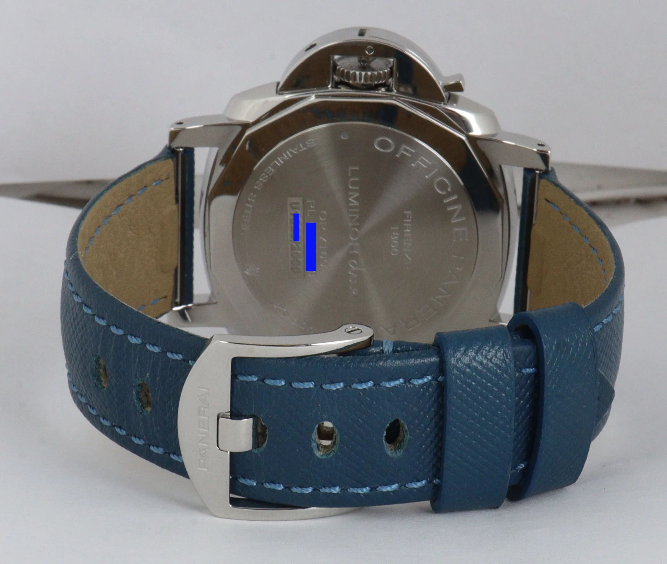 2018 MINT Panerai Luminor Due PAM00906 Stainless Blue 42mm Auto Watch PAM 906