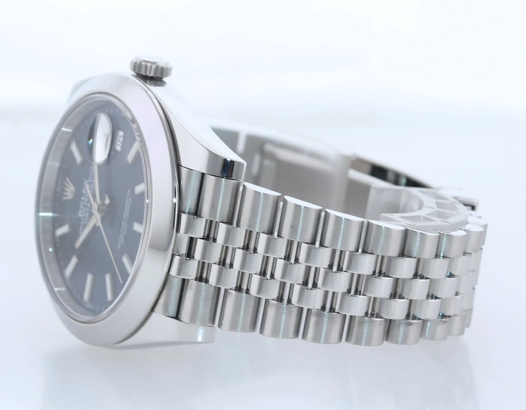 2018 MINT PAPERS Rolex DateJust 41 Steel 126300 Blue Dial Jubilee 41mm Watch Box