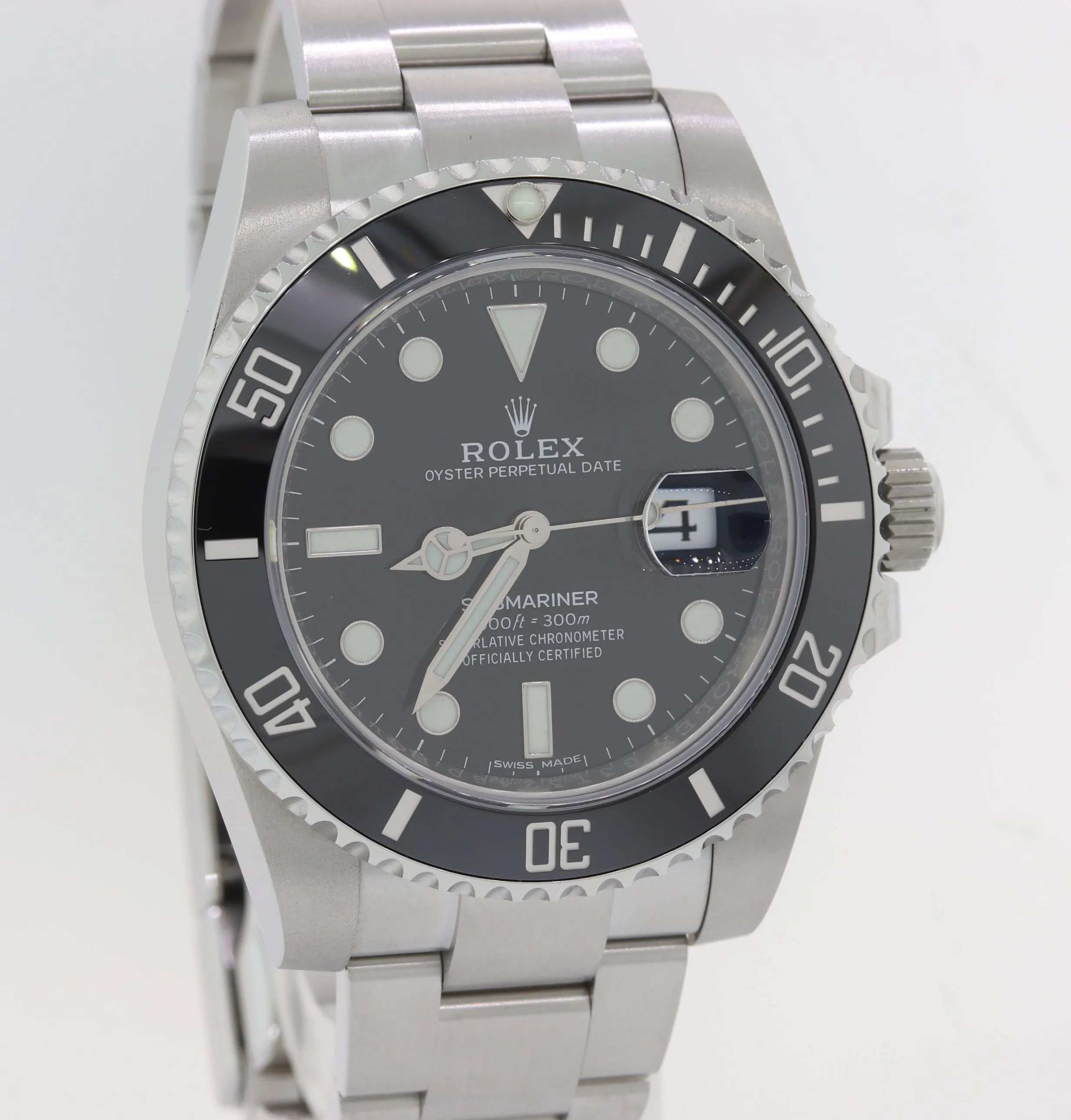 2019 MINT Rolex Submariner Date 116610 LN Steel 40mm Black Dive Ceramic Watch