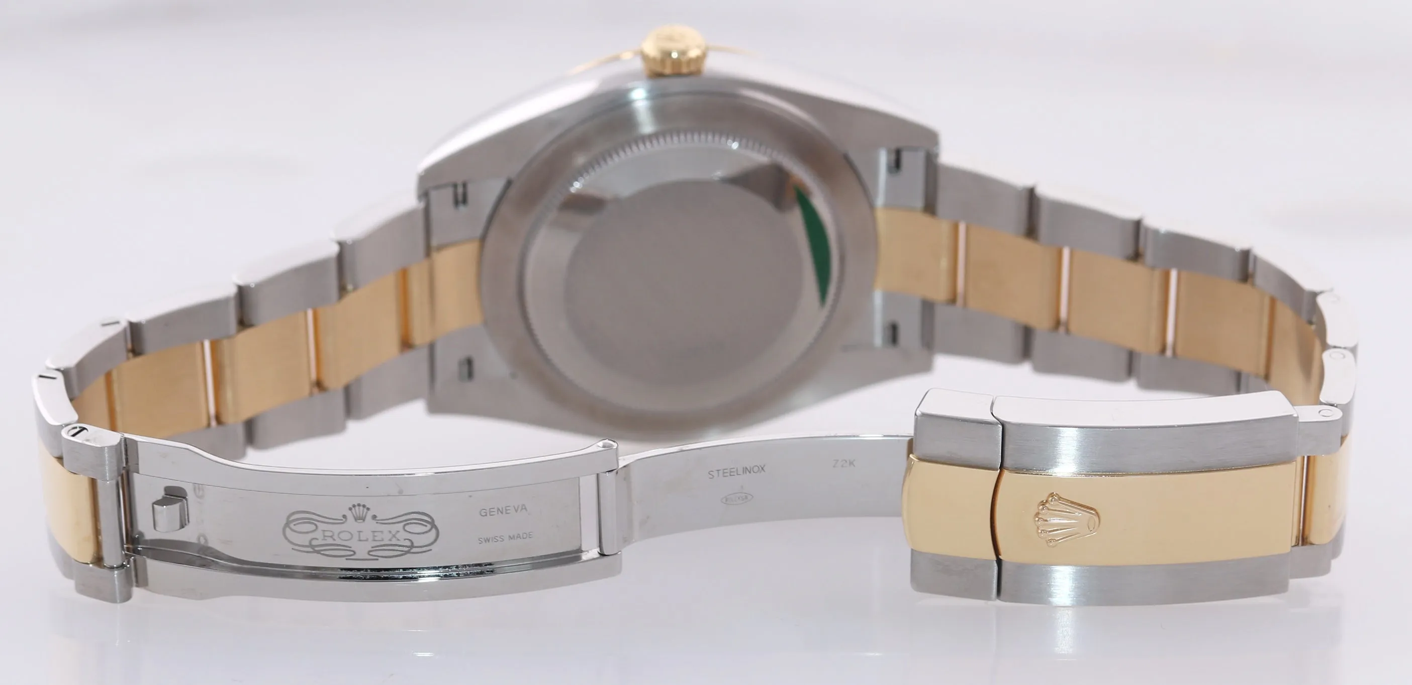 2019 PAPERS Rolex DateJust 41 126333 Two Tone Yellow Gold Wimbledon 41mm Watch