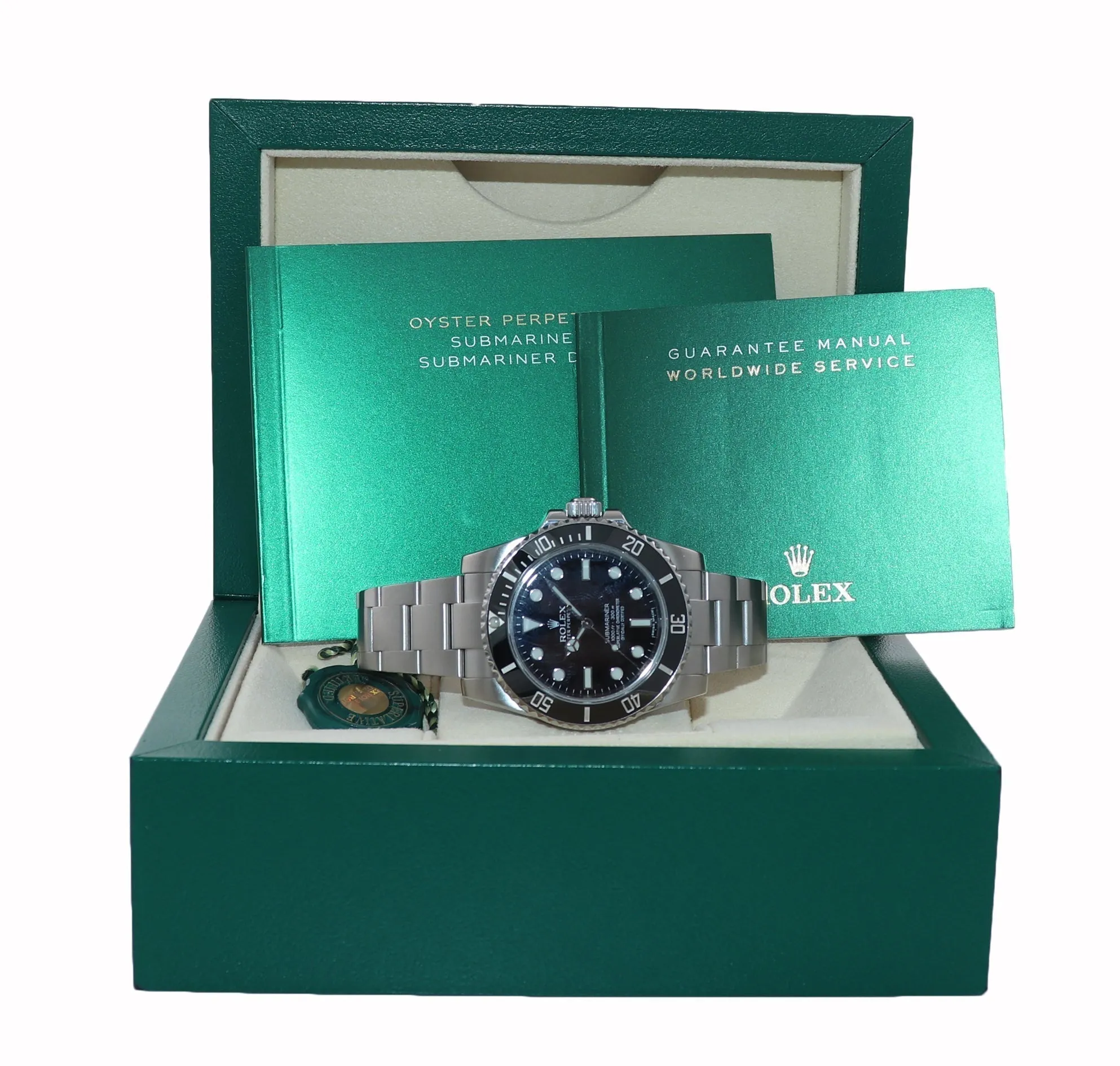 2019 Rolex Submariner No-Date 114060 Steel Black Ceramic 40mm Watch Box