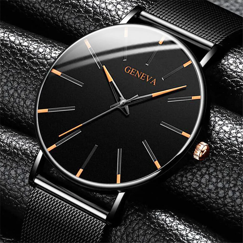 2020 Minimalist Men's Fashion Ultra Thin Watch
