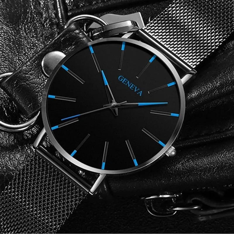 2020 Minimalist Men's Fashion Ultra Thin Watch