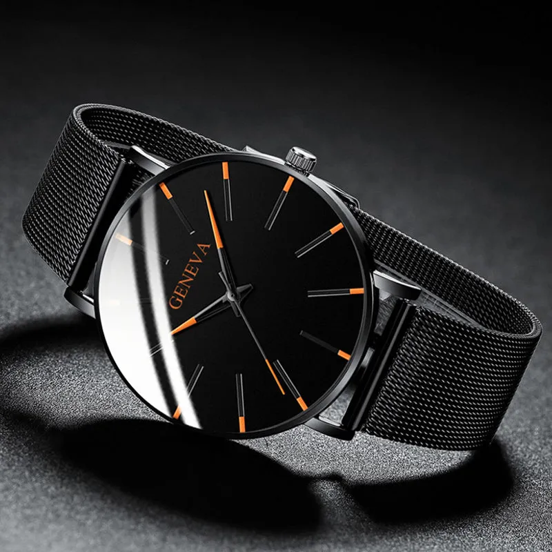 2020 Minimalist Men's Fashion Ultra Thin Watch