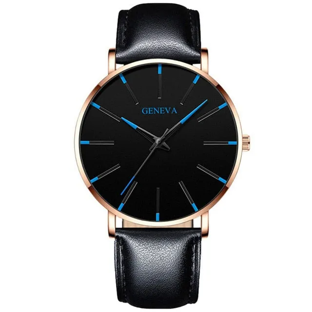 2020 Minimalist Men's Fashion Ultra Thin Watch