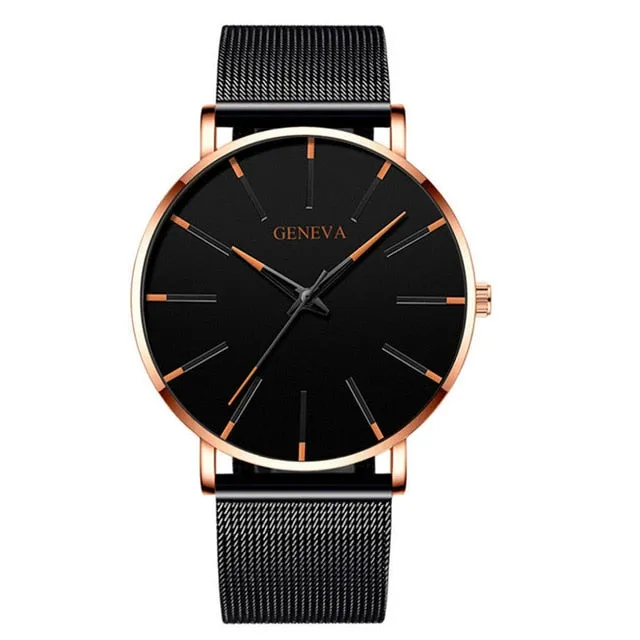 2020 Minimalist Men's Fashion Ultra Thin Watch