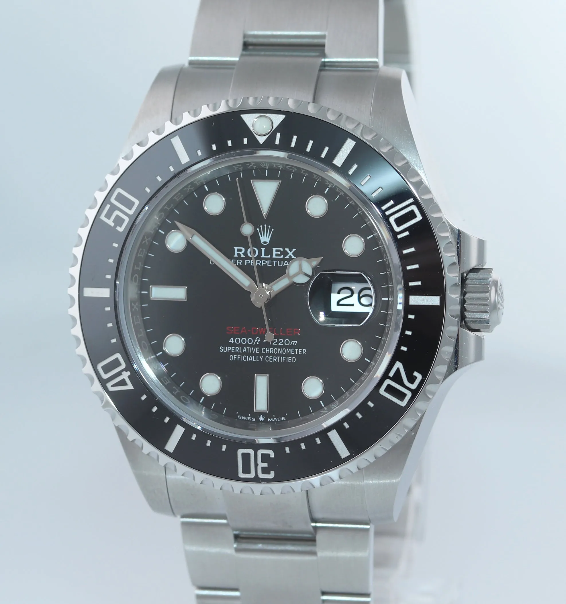 2020 NEW Mark II Rolex Red Sea-Dweller 43mm 126600 Steel Watch Box