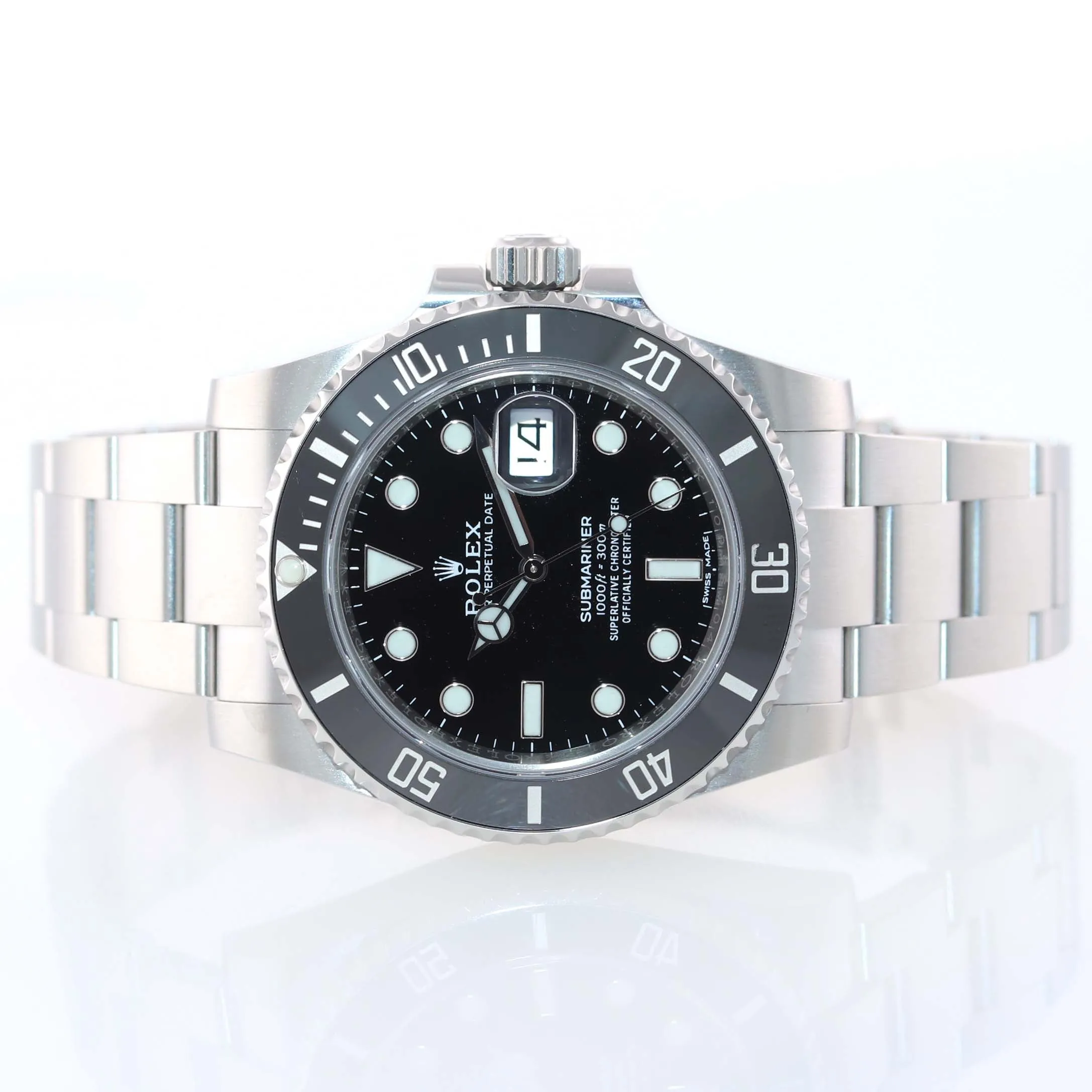 2020 PAPERS Rolex Submariner 116610 Steel Black Ceramic 40mm Watch Box