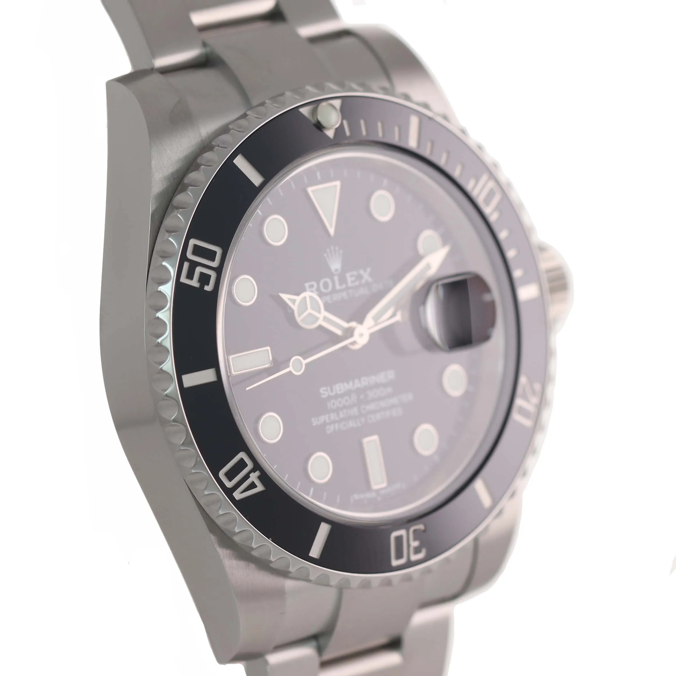 2020 PAPERS Rolex Submariner 116610 Steel Black Ceramic 40mm Watch Box