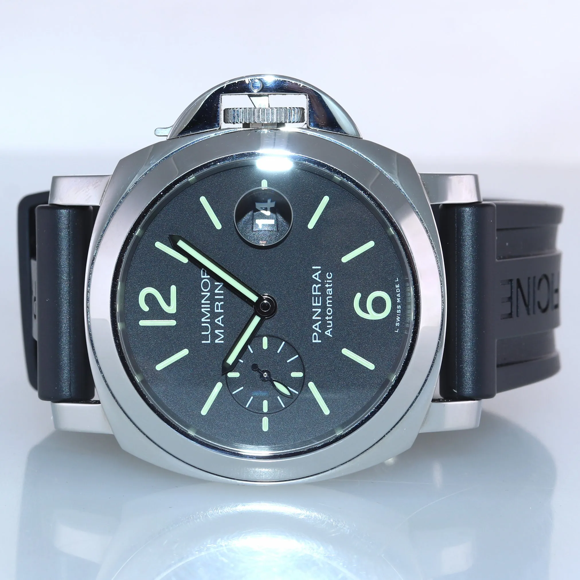 2021 NEW Panerai Luminor Marina PAM01104 PAM 1104 44mm Steel Automatic Watch