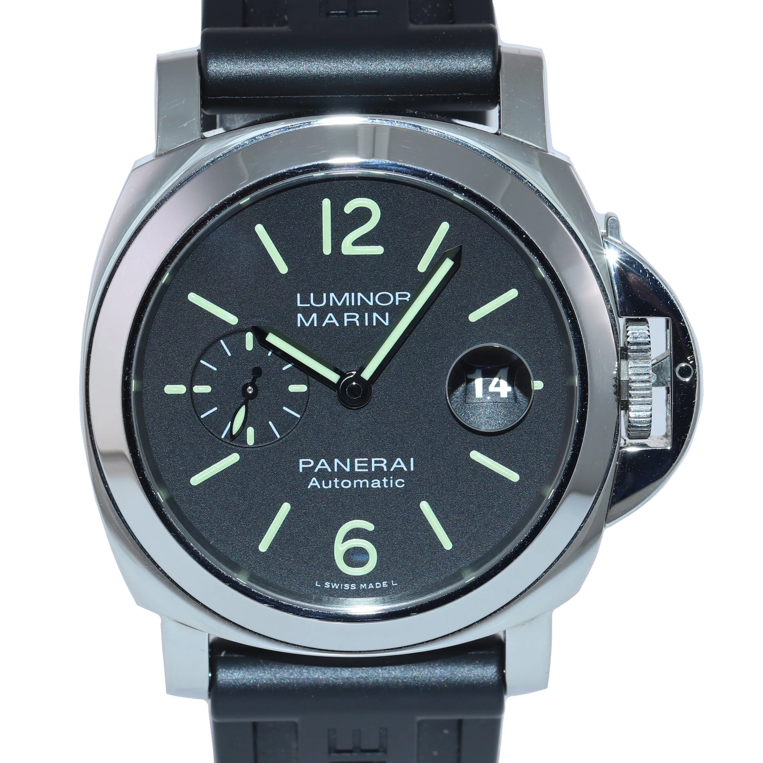 2021 NEW Panerai Luminor Marina PAM01104 PAM 1104 44mm Steel Automatic Watch