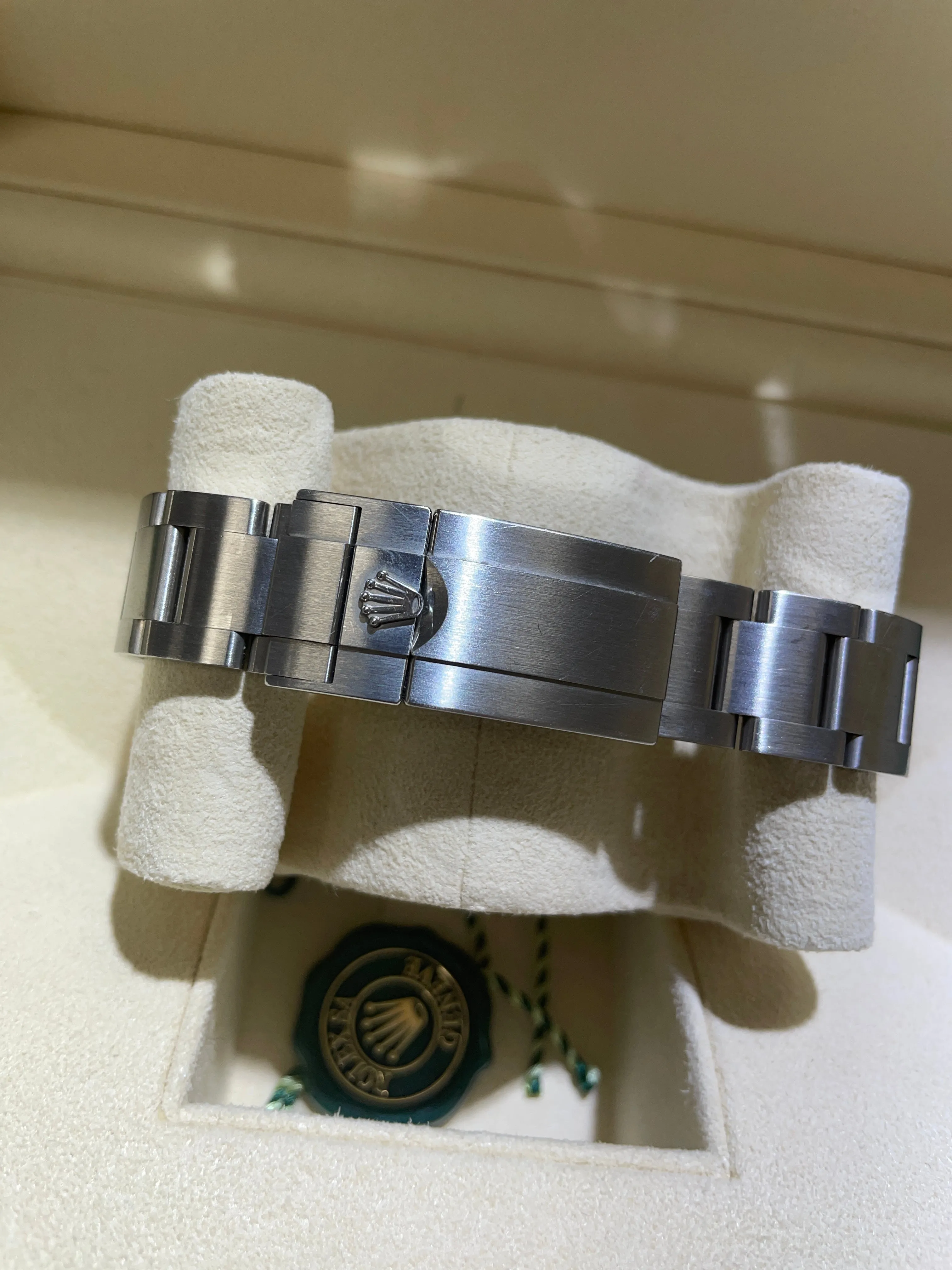 2021 UNPOLISHED Rolex Explorer I NEW CARD Black FULL LUME MK2 39mm 214270 Watch