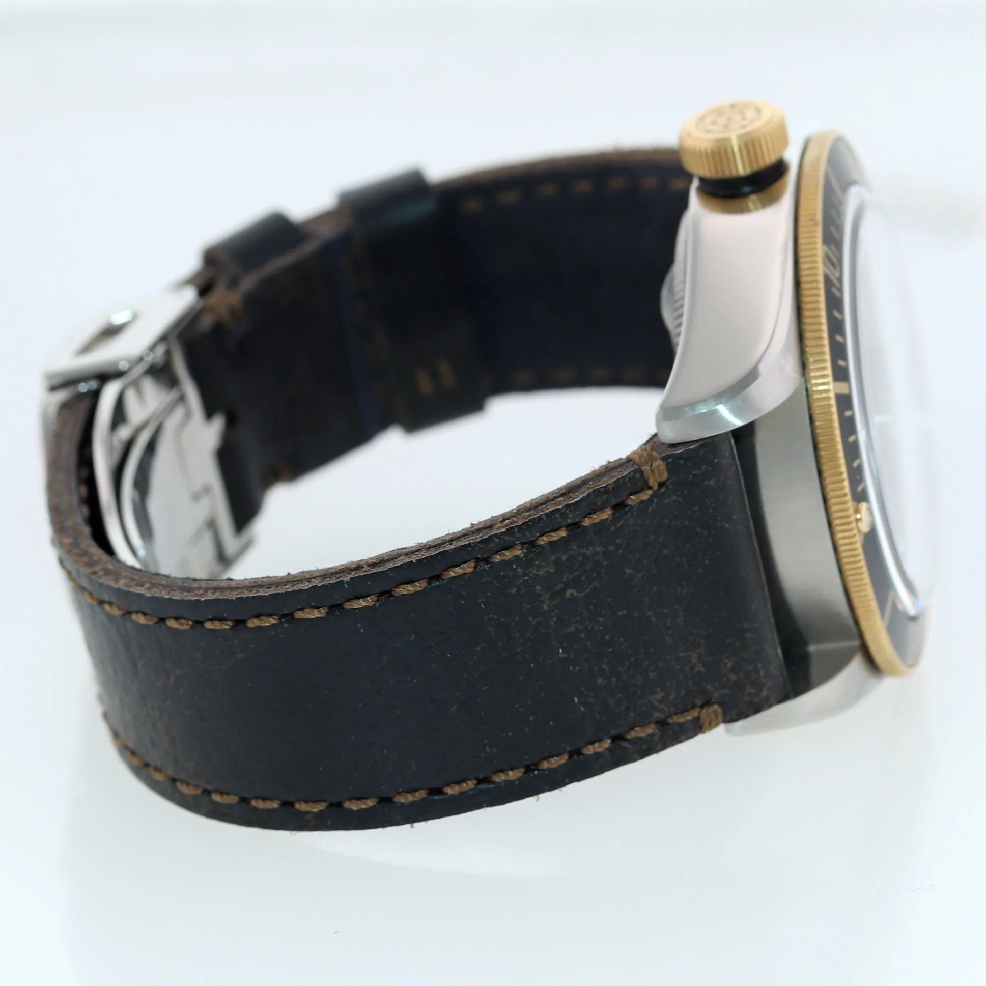 2022 PAPERS Tudor Black Bay Heritage 79733N Two Tone Black 41mm Date Dive Watch