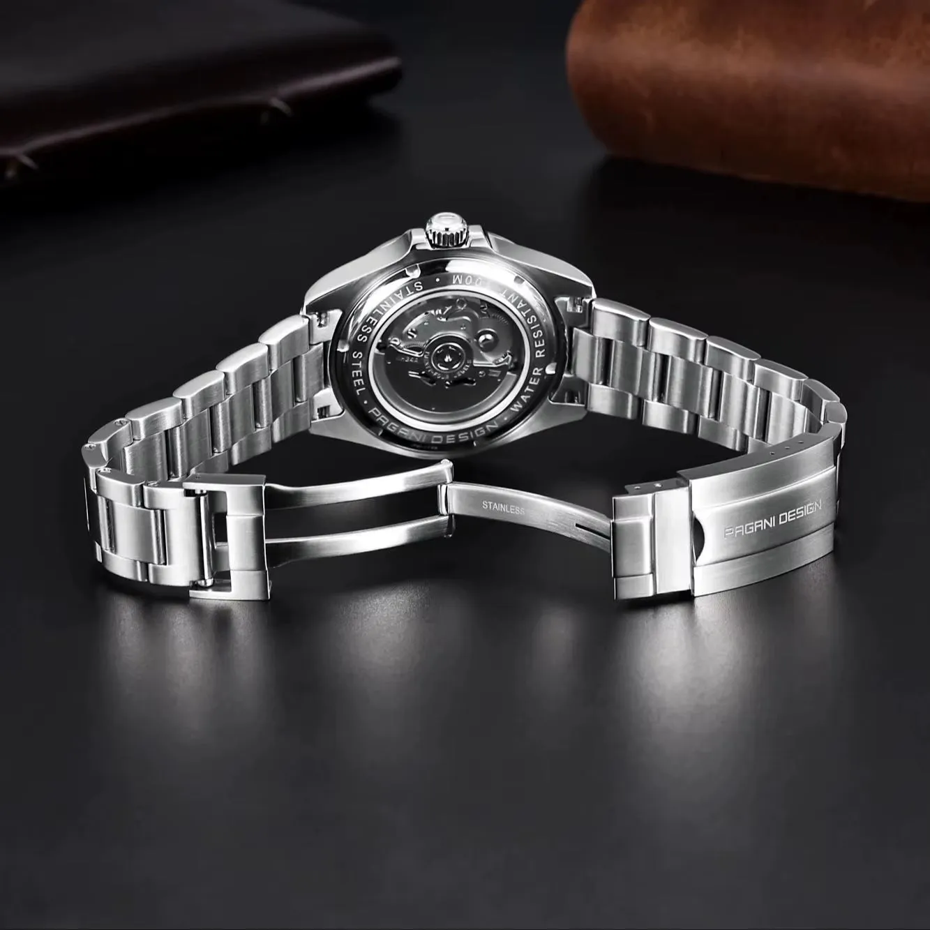 2024 New  NH34 GMT Automatic Mechanical Watches Men Sports Diving Swim Stainless Steel Waterproof Reloj Hombre