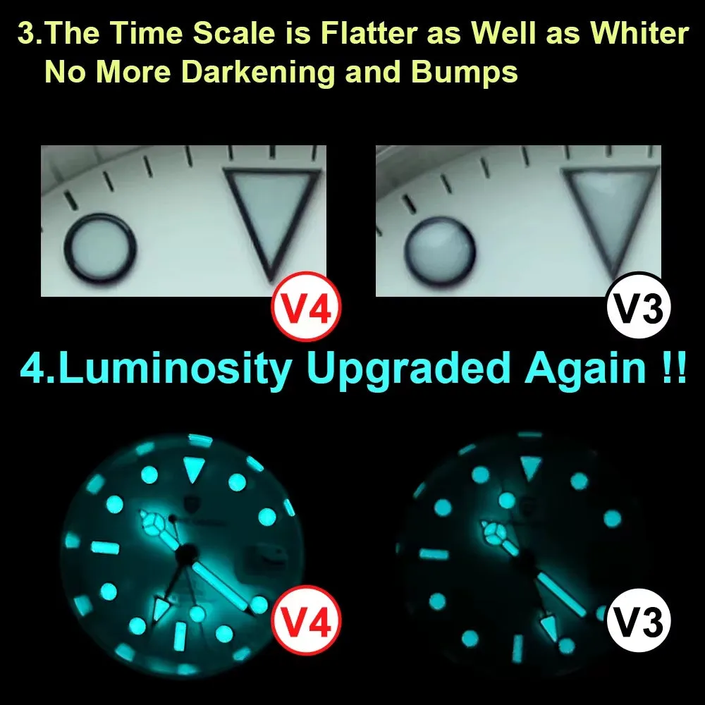 2024 New  NH34 GMT Automatic Mechanical Watches Men Sports Diving Swim Stainless Steel Waterproof Reloj Hombre