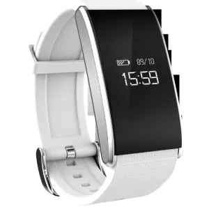 A58 Bluetooth Smart Watch Health Tracker Blood Pressure Heart Rate Bracelet Silver